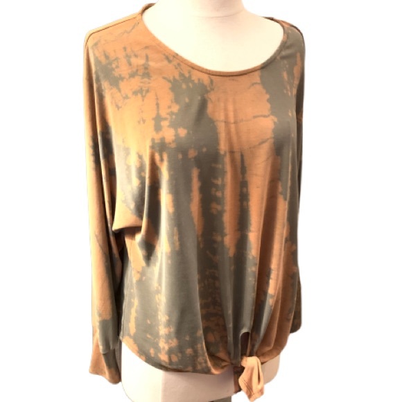 Veronica M Tops - Veronica M Tie Dye front tie top, Size: M